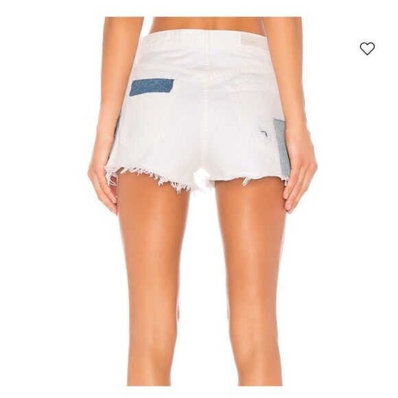NWT GRLFRND Cindy High-rise Patchwork Short In Zeppelin Size 26 - Picture 3 of 6